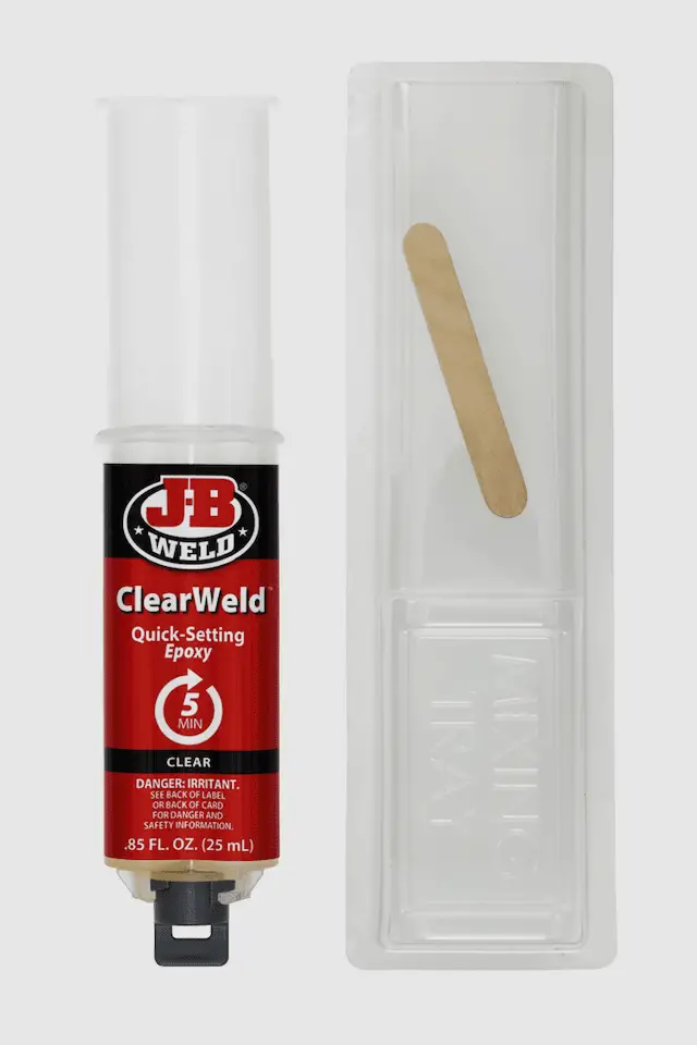 J-B Weld 50112 Clear Weld Epoxy Adhesive